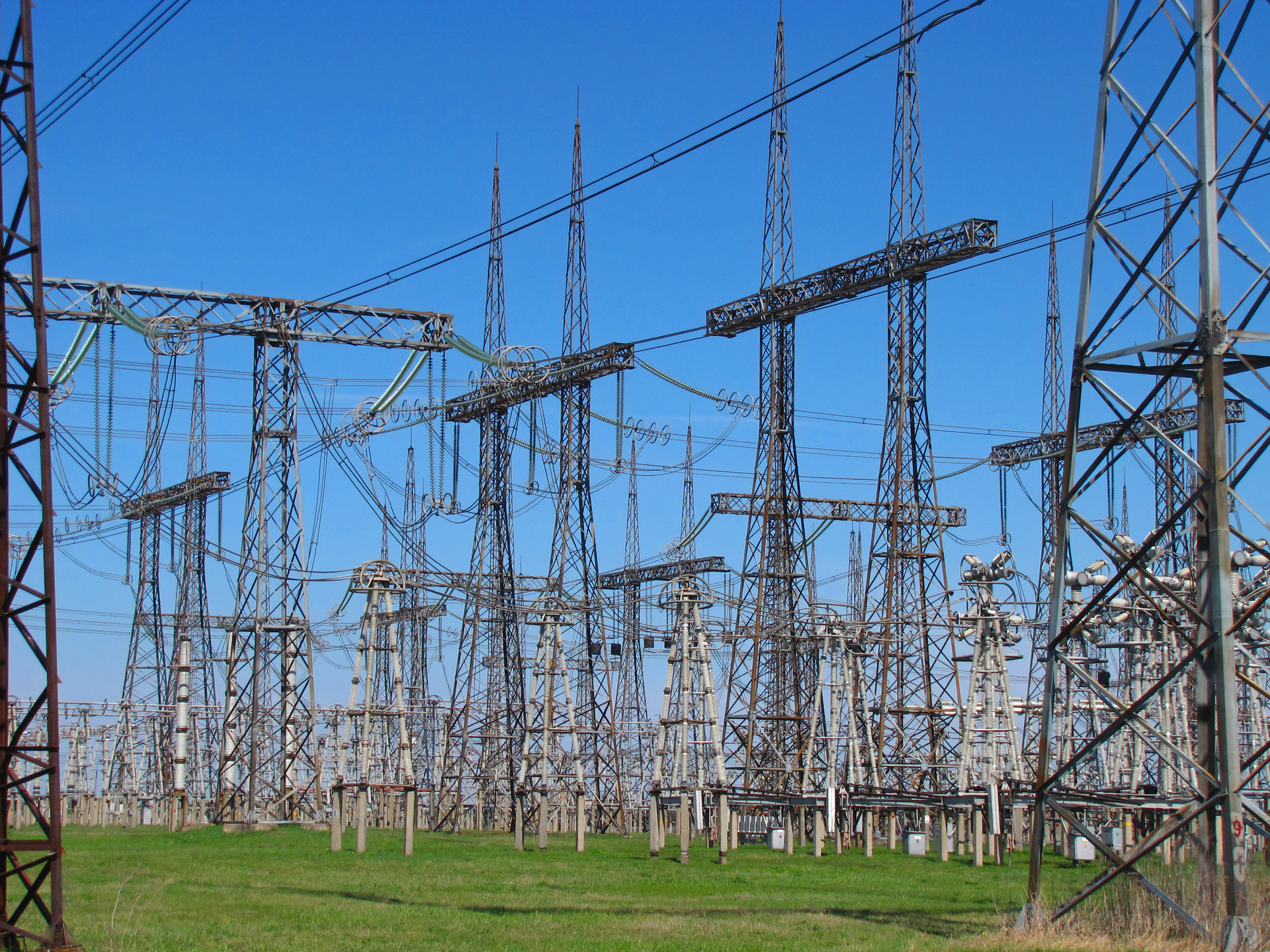 High-voltage switchyard and electrical substation equipment